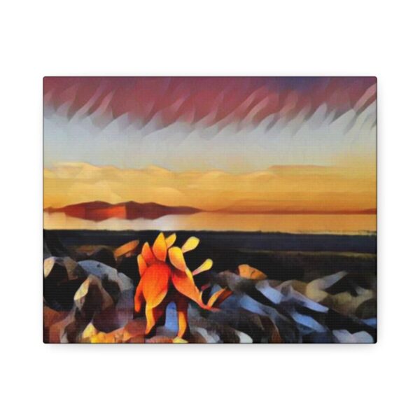 Stego Sees the Great Salt Lake 8 X 10 Canvas