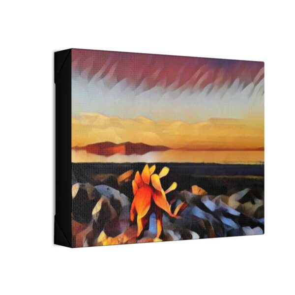 Stego Sees the Great Salt Lake 8 X 10 Canvas