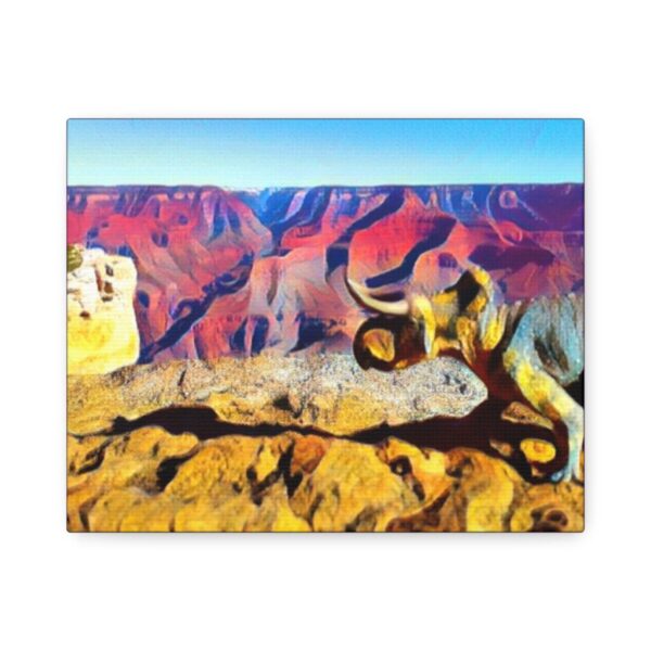 Cera Sees the Grand Canyon 8 x 10 Canvas