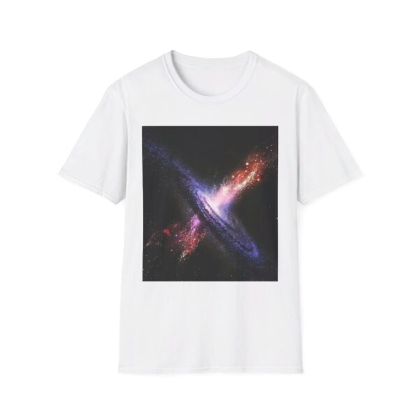 Erupting Quasar JWST Unisex Softstyle T-shirt in white