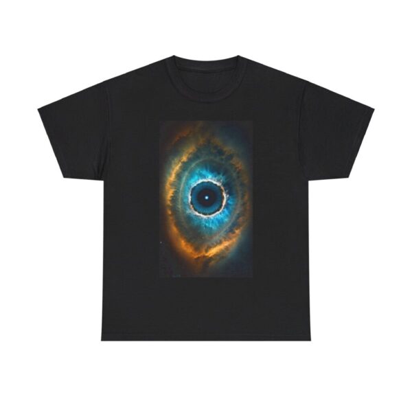 Eye of the Cosmos JWST Unisex T-shirt Front in black