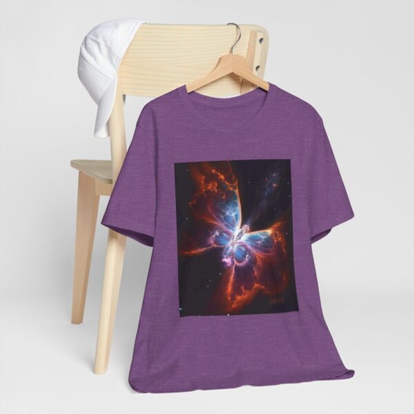 Metamorphosis JWST Unisex Jersey Short Sleeve Tee in Heather team purple